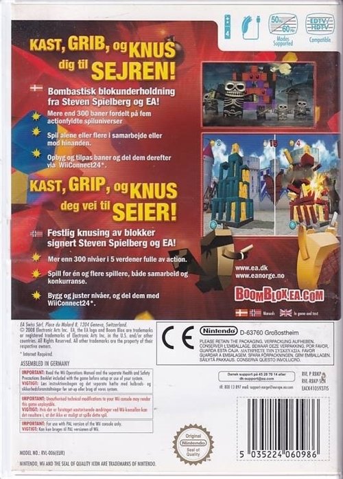 Boom Blox - Nintendo Wii (B Grade) (Genbrug)